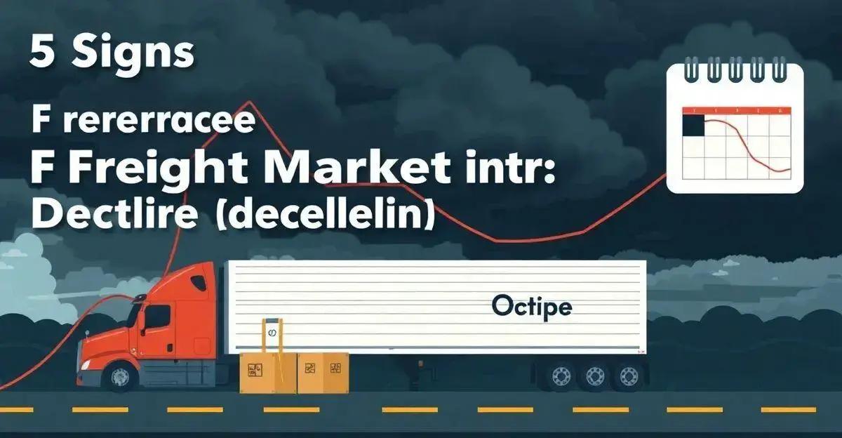 5 Sinais de Queda no Mercado de Frete em Outubro