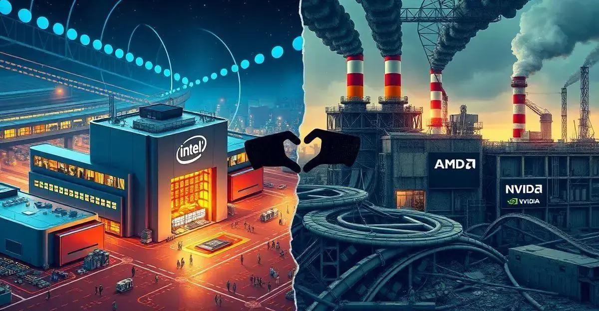 A Queda da Intel: De Gigante dos Chips a Alvo de Aquisições