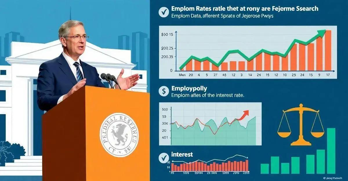 Como o Discurso de Powell e Dados de Emprego Influenciam a Taxa do Fed