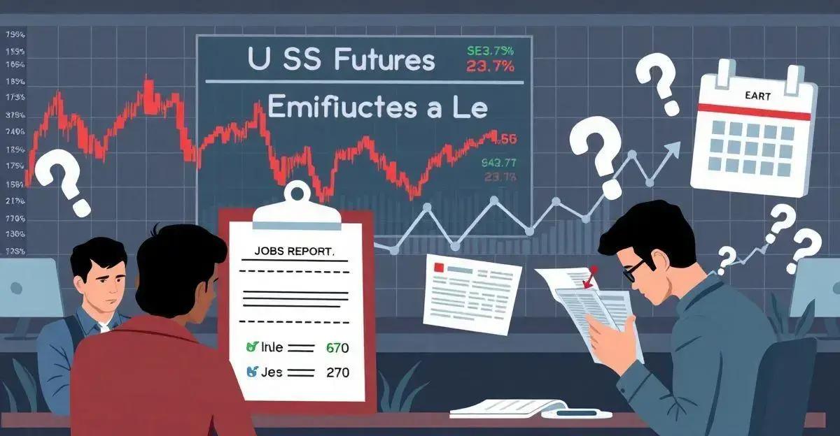 Futuros dos EUA Indicam Início Fraco na Semana de Relatório de Empregos