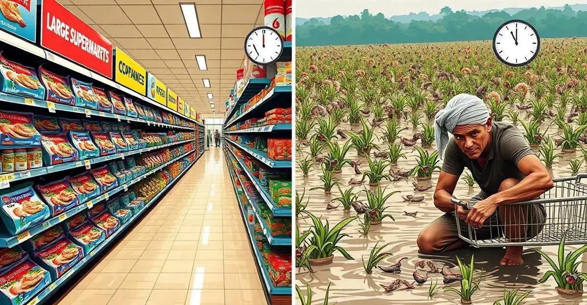 O papel dos supermercados na exploração