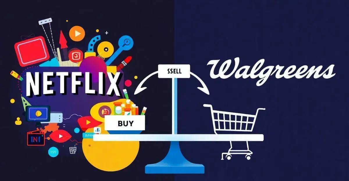 1 Ação para Comprar e 1 para Vender: Netflix e Walgreens