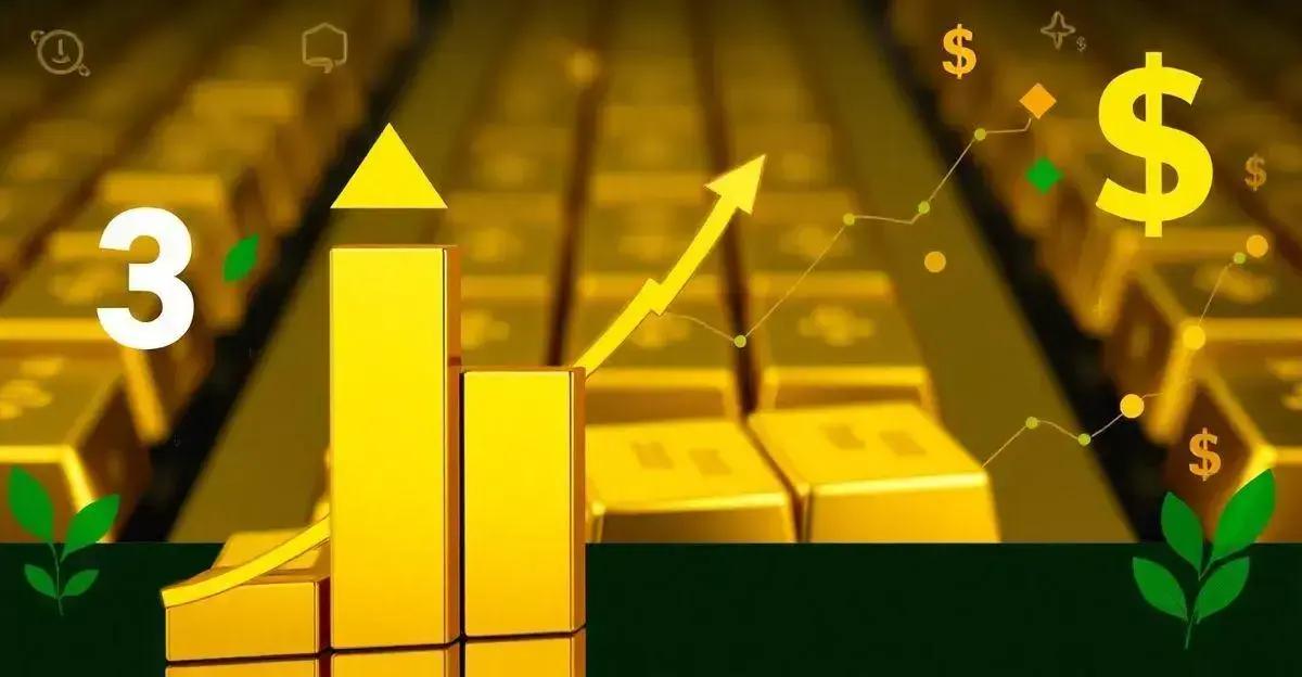 3 Ações de Ouro para Investir em vez de Barras