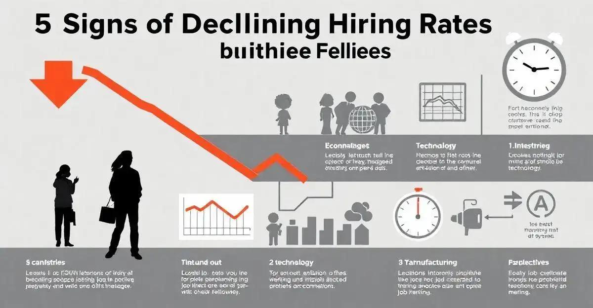 5 Sinais de Queda na Taxa de Contratação e Seus Efeitos