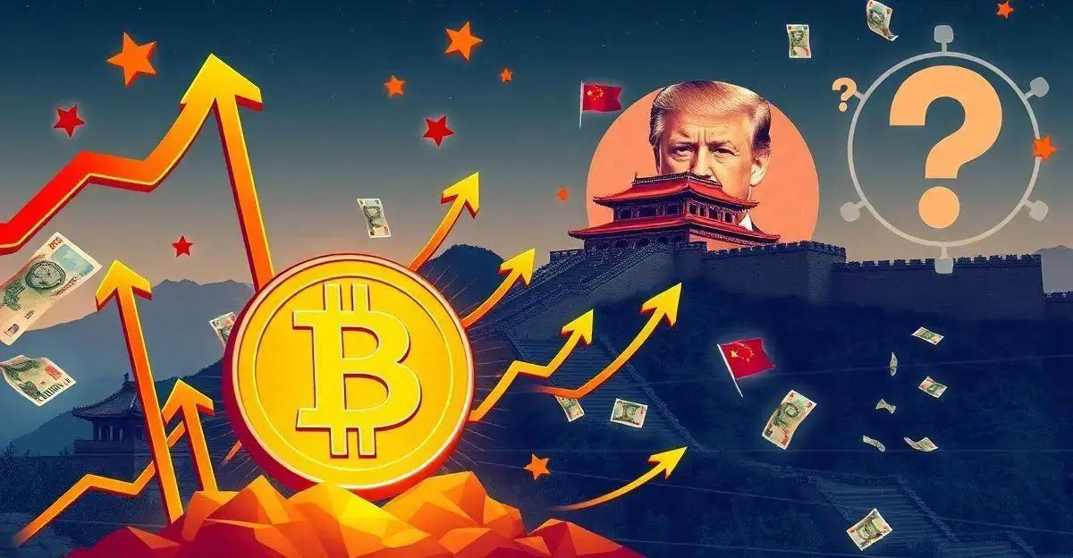 Bitcoin Dispara com Estímulo Fiscal da China e Chances de Trump