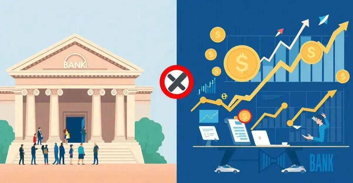 Comparação com Bancos Tradicionais