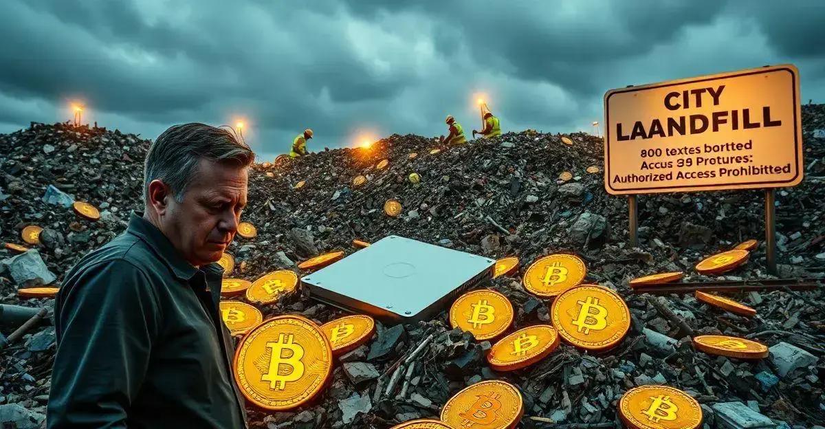 Homem Processa Prefeitura por Hard Drive com 8.000 Bitcoins