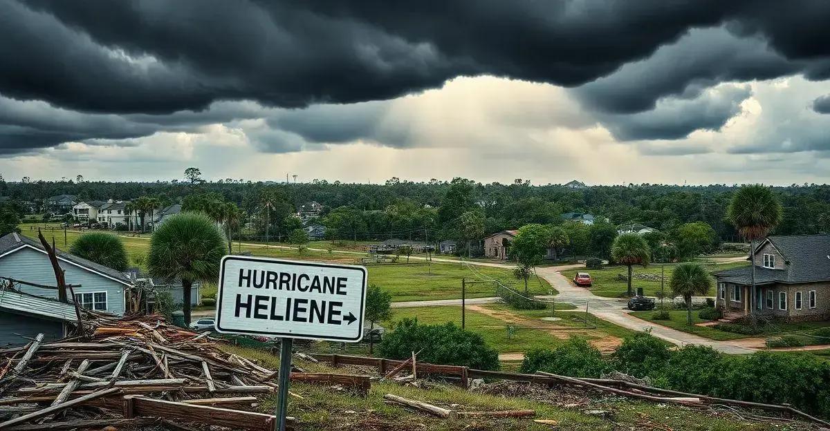 Impacto do Furacão Helene