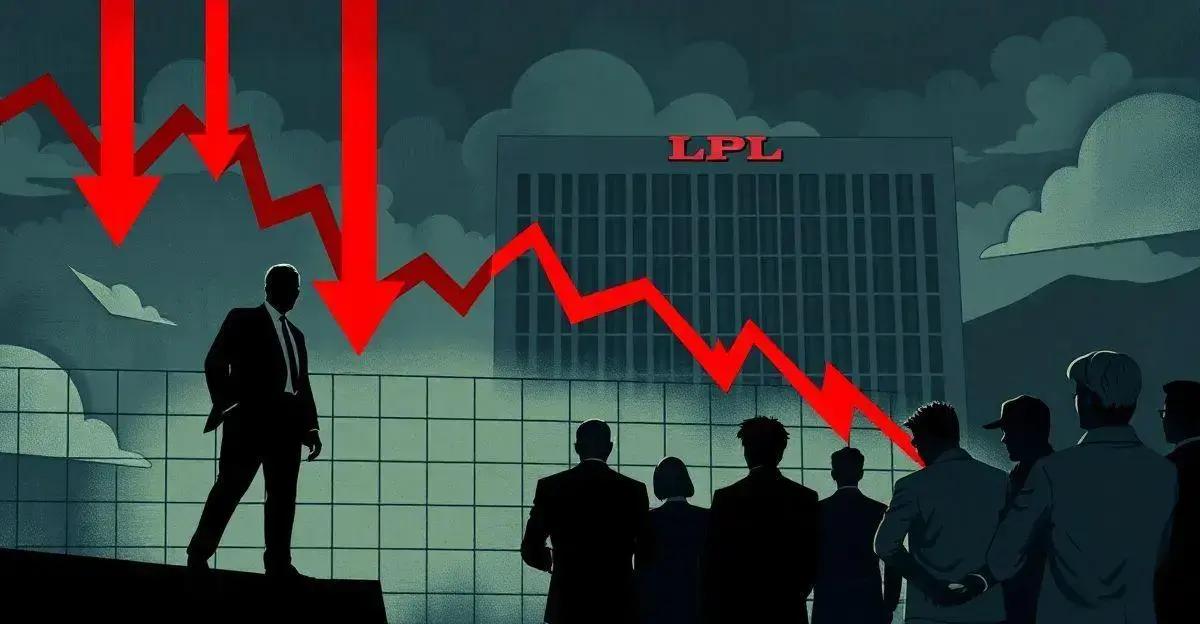 LPL demite CEO por conduta imprópria; ações caem drasticamente