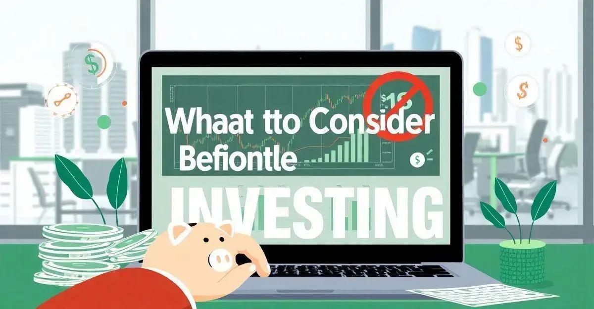 O que considerar antes de investir