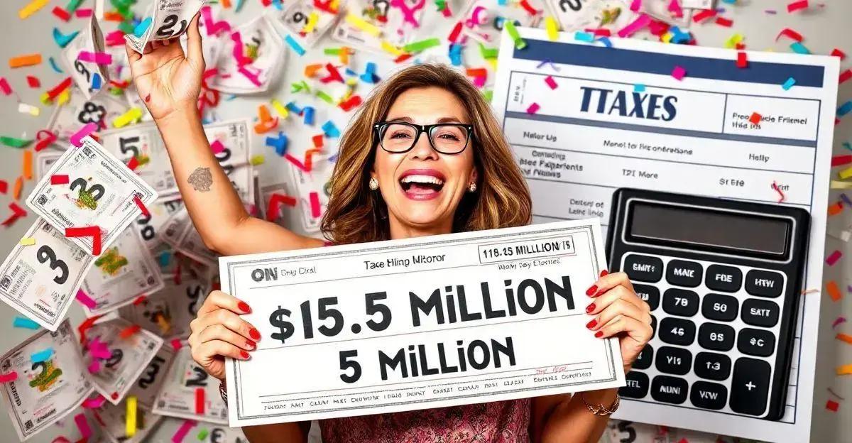 Ohio: Mulher Ganha $15M na Loteria, Mas Impostos Reduzem para $4.5M