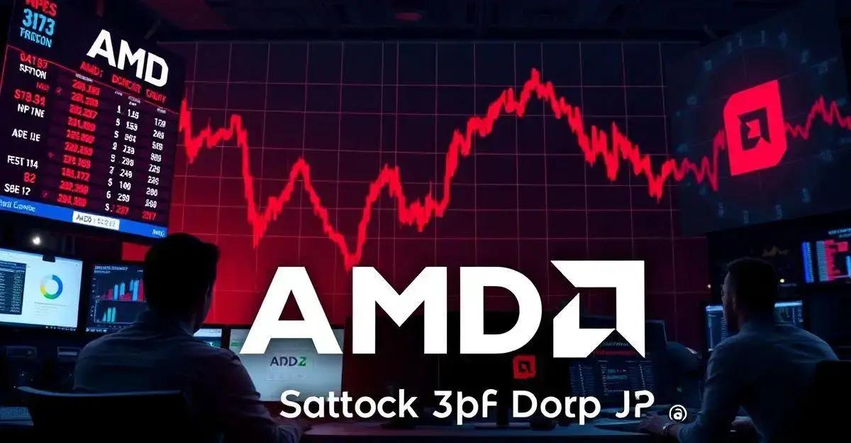 Por que as ações da AMD caíram hoje?