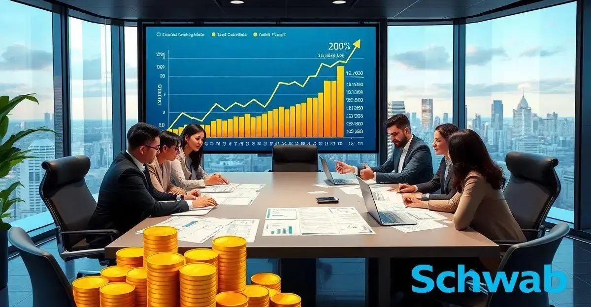 Resultados financeiros da Schwab