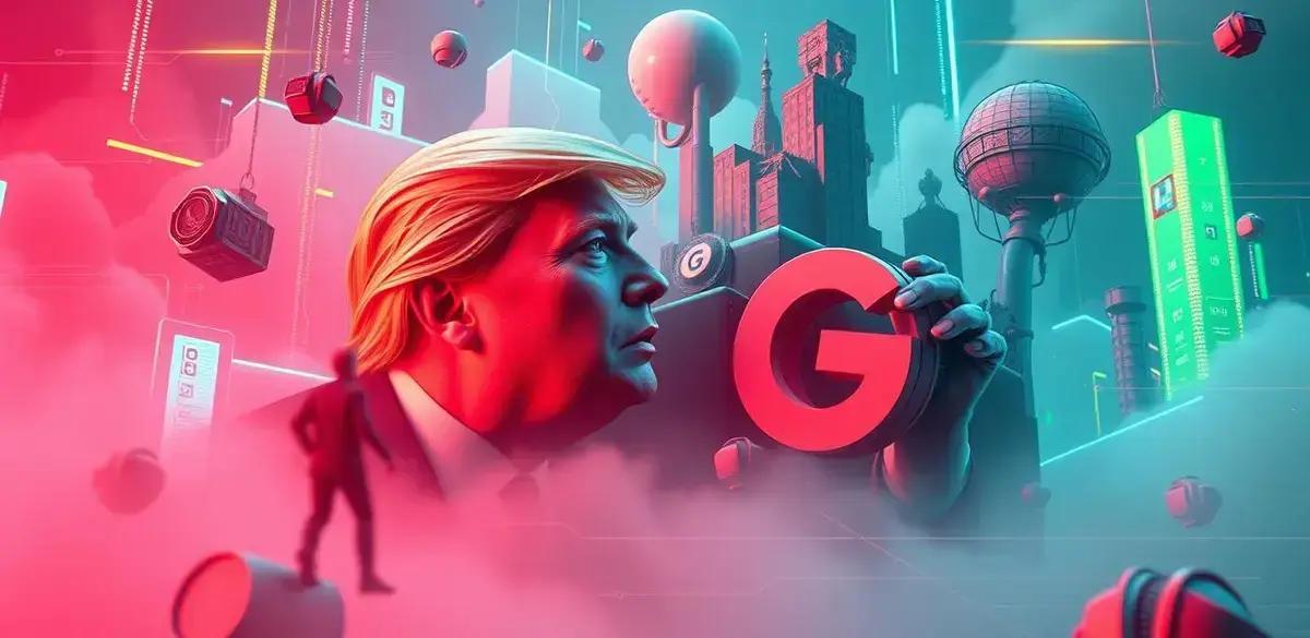 Trump e Google: O que a nova batalha antitruste significa?