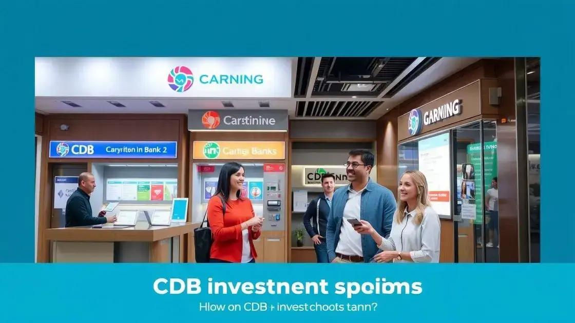 Principais bancos que oferecem CDB