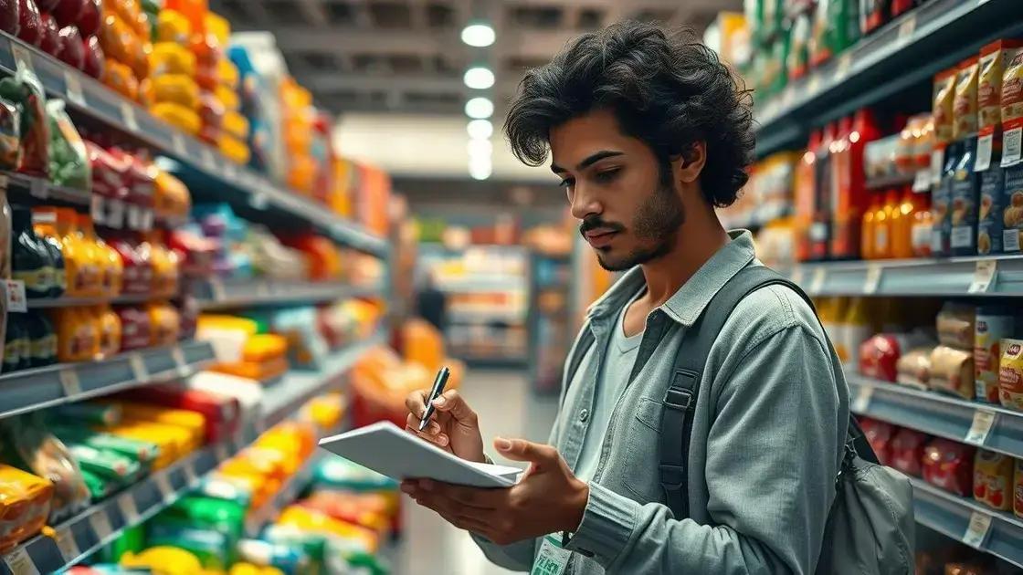 Como listar compras para evitar excessos Como listar compras para evitar excessos
