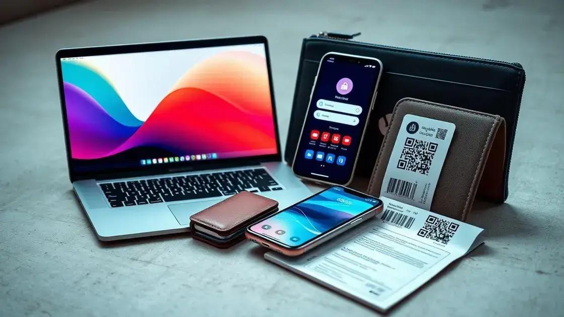 Diferentes tipos de carteiras digitais Diferentes tipos de carteiras digitais