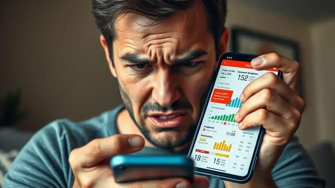 Erros comuns ao usar apps de controle financeiro