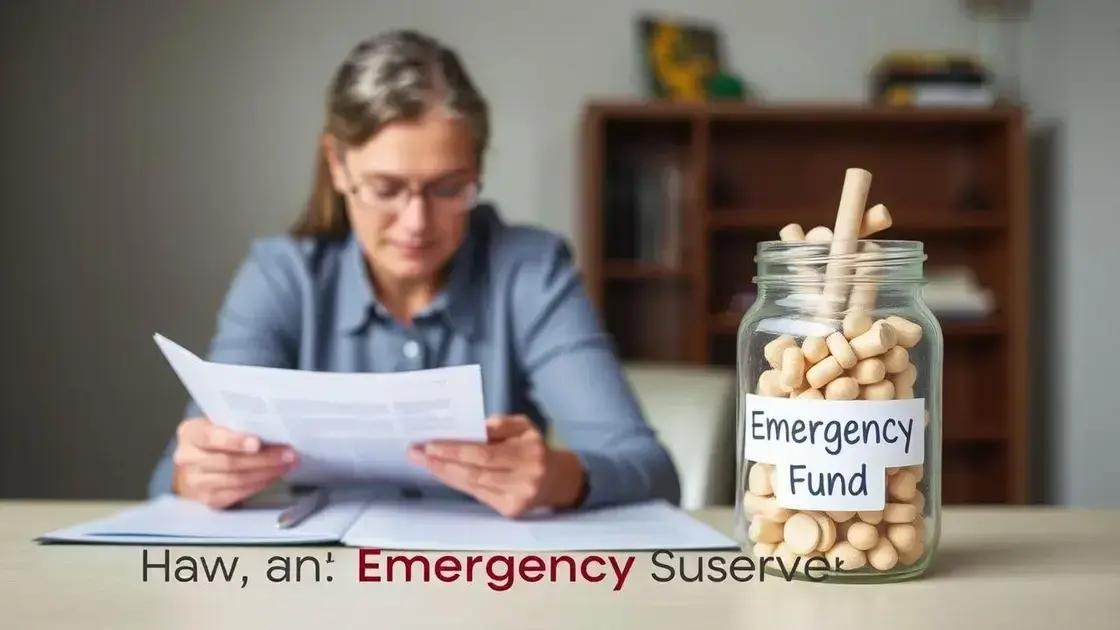 A importância da reserva de emergência A importância da reserva de emergência