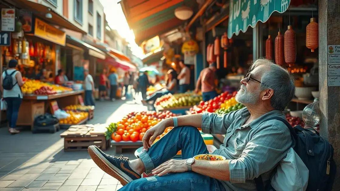 Economizando na alimentação durante a viagem